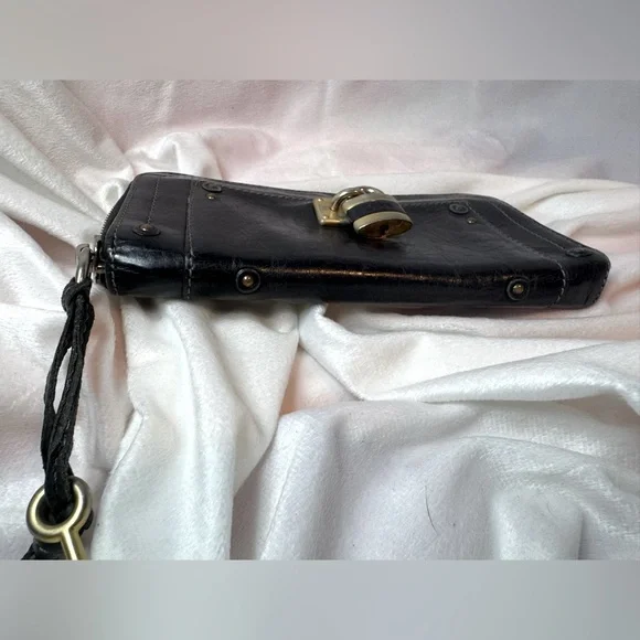 Chloé Paddington Zip Wallet in Black Leather Vintage Collector’s Piece - Picture 7 of 12